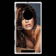Coque Nokia Lumia 830 Portait de brune charmante 5