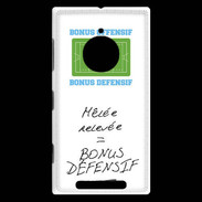 Coque Nokia Lumia 830 Mêlée relevée Bonus offensif-défensif Blanc