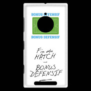 Coque Nokia Lumia 830 Fin de match Bonus offensif-défensif Blanc