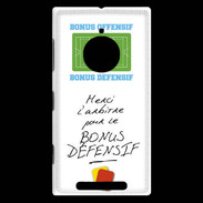 Coque Nokia Lumia 830 Merci l'arbitre Bonus offensif-défensif Blanc