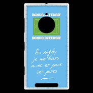 Coque Nokia Lumia 830 Les potes Bonus offensif-défensif Bleu