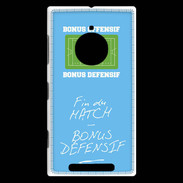 Coque Nokia Lumia 830 Fin de match Bonus offensif-défensif Bleu