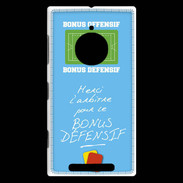 Coque Nokia Lumia 830 Merci l'arbitre Bonus offensif-défensif Bleu