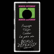 Coque Nokia Lumia 830 Plaquage Bonus offensif-défensif Noir