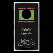Coque Nokia Lumia 830 Mêlée relevée Bonus offensif-défensif Noir