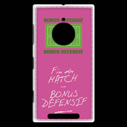 Coque Nokia Lumia 830 Fin de match Bonus offensif-défensif Rose