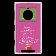 Coque Nokia Lumia 830 Merci l'arbitre Bonus offensif-défensif Rose