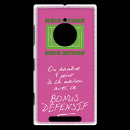 Coque Nokia Lumia 830 1 point bonus offensif-défensif Rose
