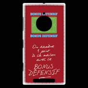 Coque Nokia Lumia 830 1 point bonus offensif-défensif Rouge