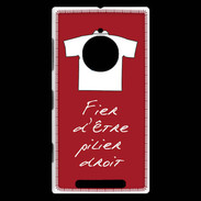 Coque Nokia Lumia 830 Pilier droit Bonus offensif-défensif Rouge