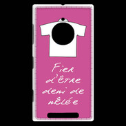 Coque Nokia Lumia 830 Demi de mêlée Bonus offensif-défensif Rose