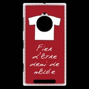 Coque Nokia Lumia 830 Demi de mêlée Bonus offensif-défensif Rouge