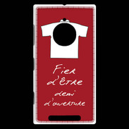 Coque Nokia Lumia 830 Demi d'ouverture Bonus offensif-défensif Rouge