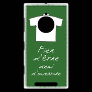 Coque Nokia Lumia 830 Demi d'ouverture Bonus offensif-défensif Vert