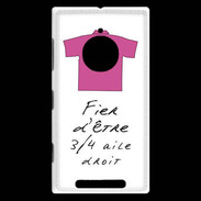 Coque Nokia Lumia 830 3/4 aile droit Bonus offensif-défensif Blanc