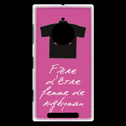 Coque Nokia Lumia 830 Femme de rugbyman Bonus offensif-défensif Rose 2