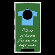 Coque Nokia Lumia 830 Femme de rugbyman Bonus offensif-défensif Vert 2