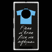 Coque Nokia Lumia 830 Fille de rugbyman Bonus offensif-défensif Noir 2