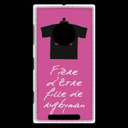 Coque Nokia Lumia 830 Fille de rugbyman Bonus offensif-défensif Rose 2