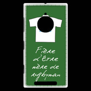 Coque Nokia Lumia 830 Mère de rugbyman Bonus offensif-défensif Vert