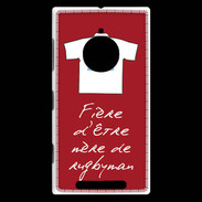 Coque Nokia Lumia 830 Mère de rugbyman Bonus offensif-défensif Rouge