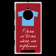 Coque Nokia Lumia 830 Mère de rugbyman Bonus offensif-défensif Rouge 2