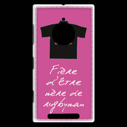 Coque Nokia Lumia 830 Mère de rugbyman Bonus offensif-défensif Rose 2