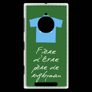 Coque Nokia Lumia 830 Père de rugbyman Bonus offensif-défensif Vert 2