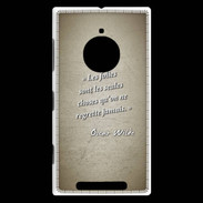 Coque Nokia Lumia 830 Les Folies Sepia Citation Oscar Wilde