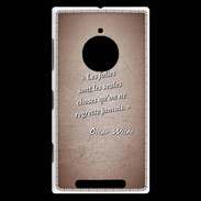 Coque Nokia Lumia 830 Les Folies Rouge Citation Oscar Wilde