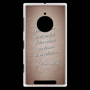 Coque Nokia Lumia 830 Survie valeur Rouge Citation Oscar Wilde