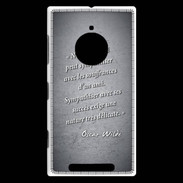 Coque Nokia Lumia 830 Sympathiser Noir Citation Oscar Wilde