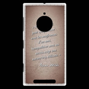 Coque Nokia Lumia 830 Sympathiser Rouge Citation Oscar Wilde