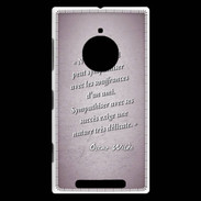 Coque Nokia Lumia 830 Sympathiser Rose Citation Oscar Wilde