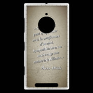 Coque Nokia Lumia 830 Sympathiser Sepia Citation Oscar Wilde