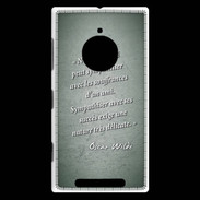 Coque Nokia Lumia 830 Sympathiser Vert Citation Oscar Wilde