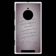 Coque Nokia Lumia 830 Sympathiser Violet Citation Oscar Wilde