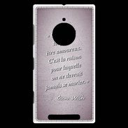 Coque Nokia Lumia 830 Toujours amoureux Rose Citation Oscar Wilde