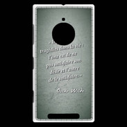 Coque Nokia Lumia 830 Tragédie Vert Citation Oscar Wilde