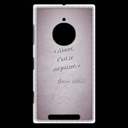 Coque Nokia Lumia 830 Aimer Rose Citation Oscar Wilde