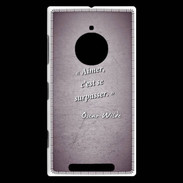 Coque Nokia Lumia 830 Aimer Violet Citation Oscar Wilde