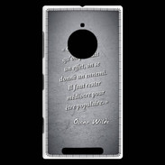 Coque Nokia Lumia 830 Chaque fois Noir Citation Oscar Wilde