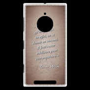Coque Nokia Lumia 830 Chaque fois Rouge Citation Oscar Wilde