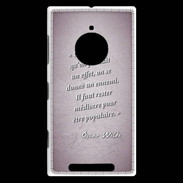 Coque Nokia Lumia 830 Chaque fois Rose Citation Oscar Wilde