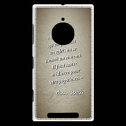Coque Nokia Lumia 830 Chaque fois Sepia Citation Oscar Wilde