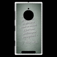 Coque Nokia Lumia 830 Chaque fois Vert Citation Oscar Wilde