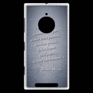 Coque Nokia Lumia 830 Enfants parents Bleu Citation Oscar Wilde