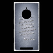 Coque Nokia Lumia 830 Esprits légers Bleu Citation Oscar Wilde