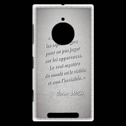 Coque Nokia Lumia 830 Esprits légers Gris Citation Oscar Wilde