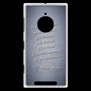 Coque Nokia Lumia 830 Femmes émotions Bleu Citation Oscar Wilde